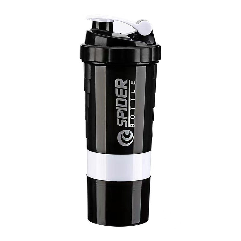 500ML Three-layer Portable Protein Powder/Creatine Shaker