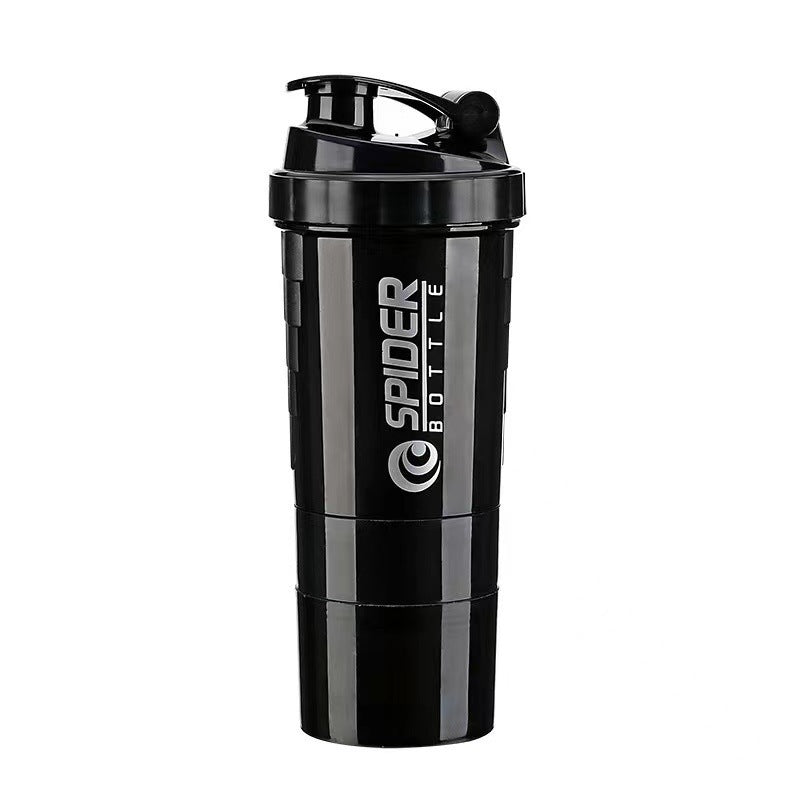 500ML Three-layer Portable Protein Powder/Creatine Shaker