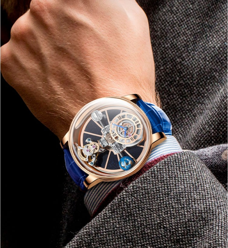 Men's Luxury Hollowed-out Quartz Watch