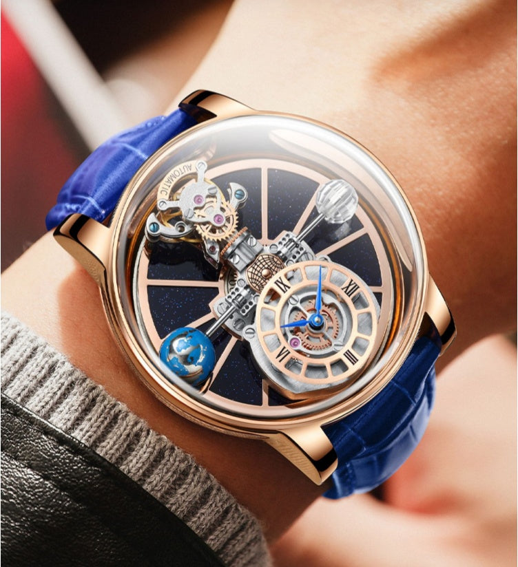 Men's Luxury Hollowed-out Quartz Watch