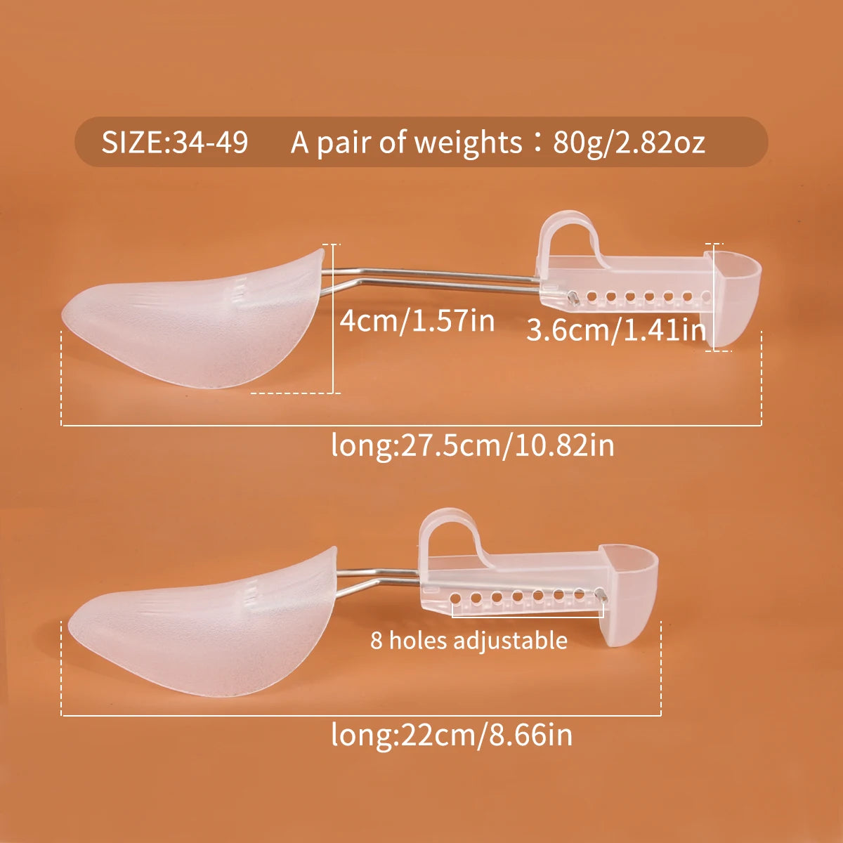 1 Pair Men and women Plastic Shoe Tree/Shoe Shaper