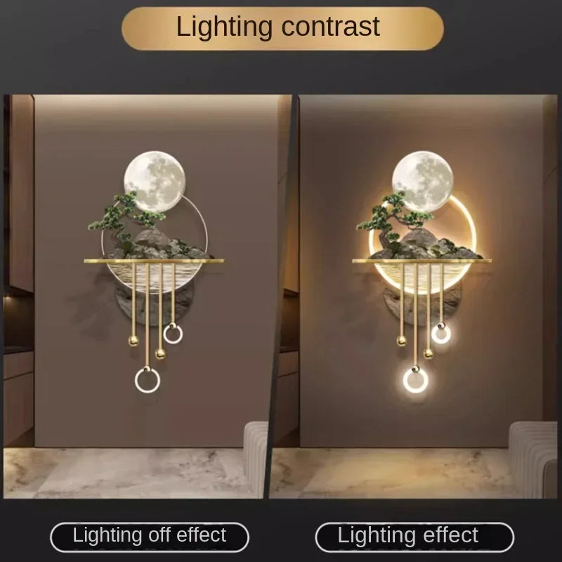 3D Painting Wall Light