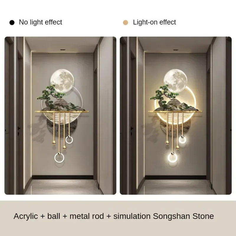 3D Painting Wall Light