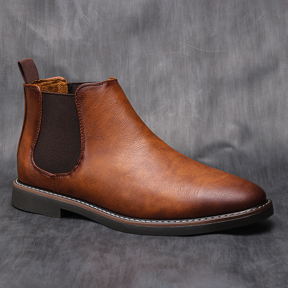 Men's Retro Cowhide Boots