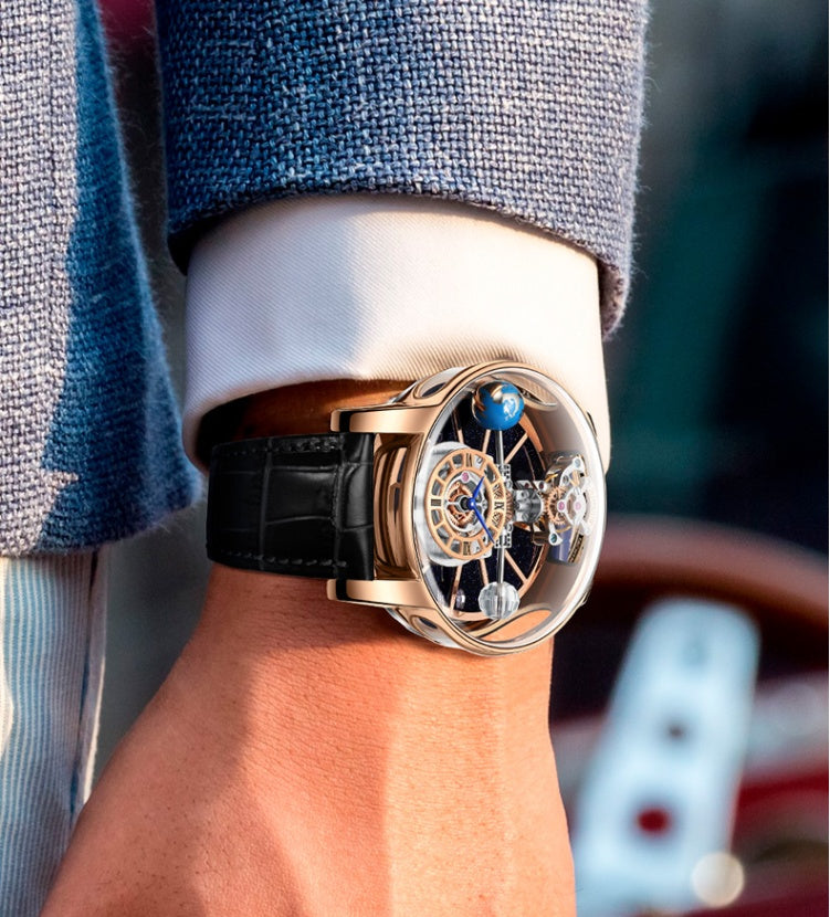 Men's Luxury Hollowed-out Quartz Watch